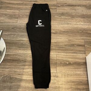 “C” softball varsity black joggers